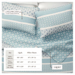 3-Piece Stripe Quilt - Kadi Collection Great Bay Home