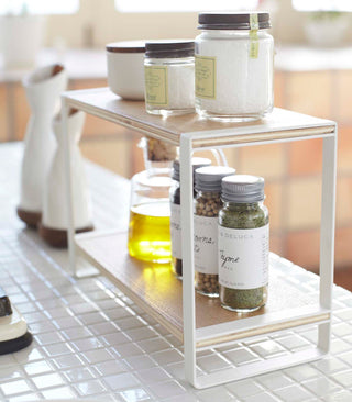 Two-Tier Riser - Steel + Wood - By Baano
