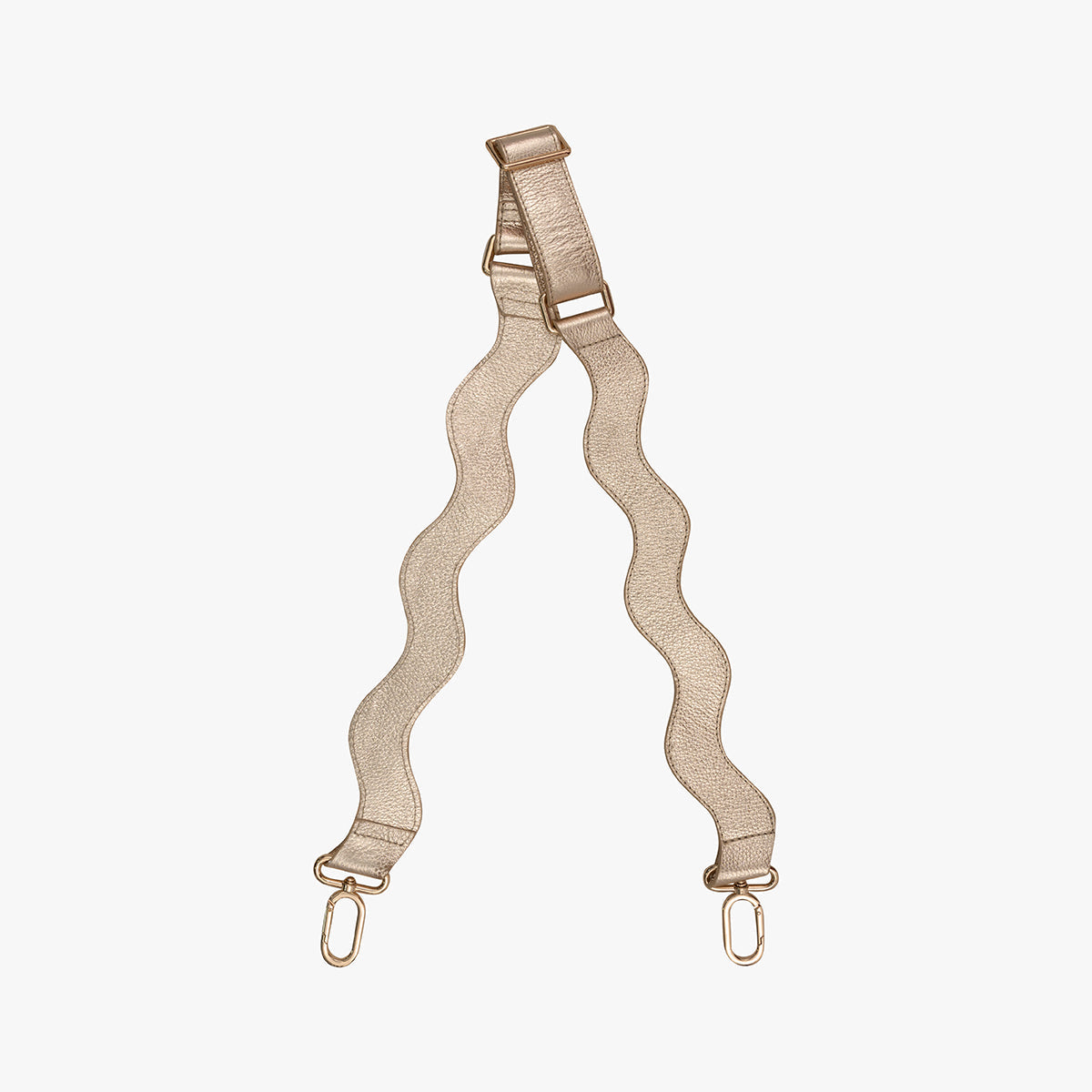 Brilliant Gold Wavy Strap - By Baano