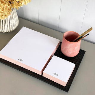 Color-edged Pads: Matte Blush, 3 sizes - By Baano