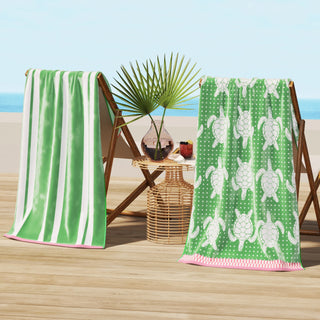Cotton Velour Beach Towel - Maui Collection Great Bay Home