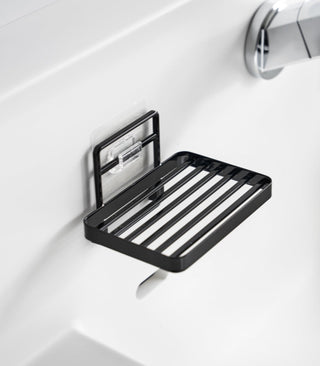 Traceless Adhesive Soap Tray - Steel - By Baano