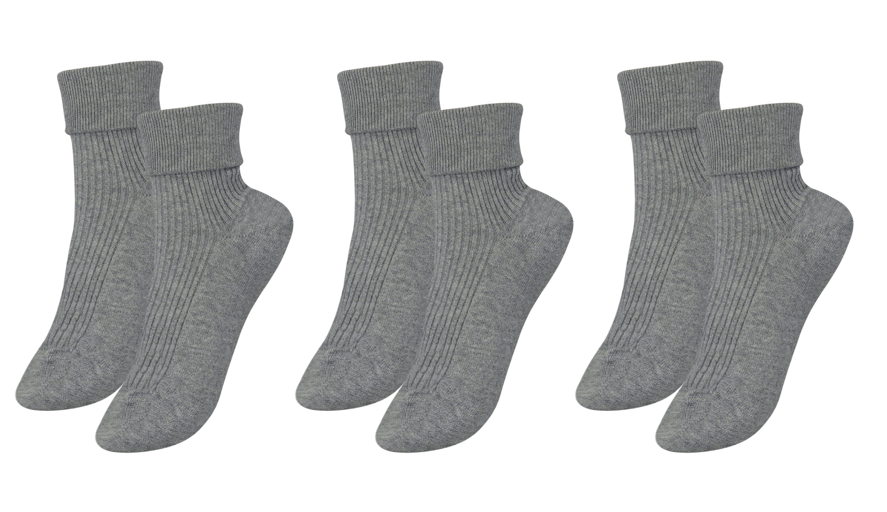 tittimitti® 100% Organic Combed Cotton Luxury Women's Socks 3-Pack. Made in Italy.