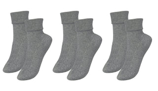 tittimitti®100% Organic Combed Cotton Luxury Women's Socks 3-Pack. Made in Italy.