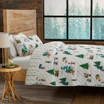 3 Piece Christmas Quilt - Mittens Collection Great Bay Home