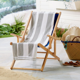 4 Pack Striped Cabana Beach Towel - Edgartown Collection Great Bay Home