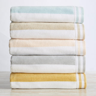 4 Pack Striped Cabana Beach Towel - Edgartown Collection Great Bay Home