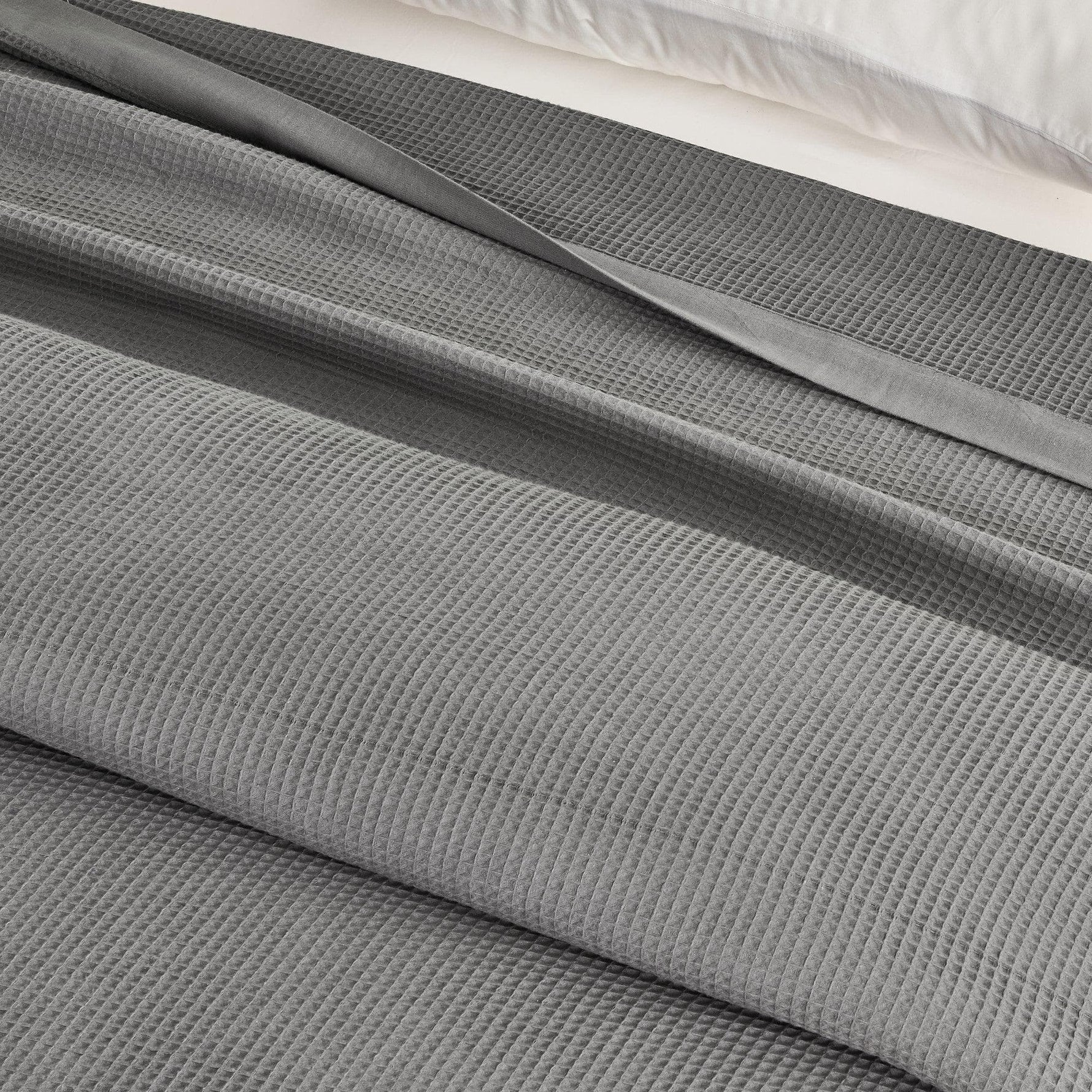 100% Cotton Small Waffle Weave Blanket - Hazel Collection Great Bay Home