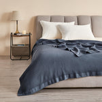 100% Cotton Small Waffle Weave Blanket - Hazel Collection Great Bay Home