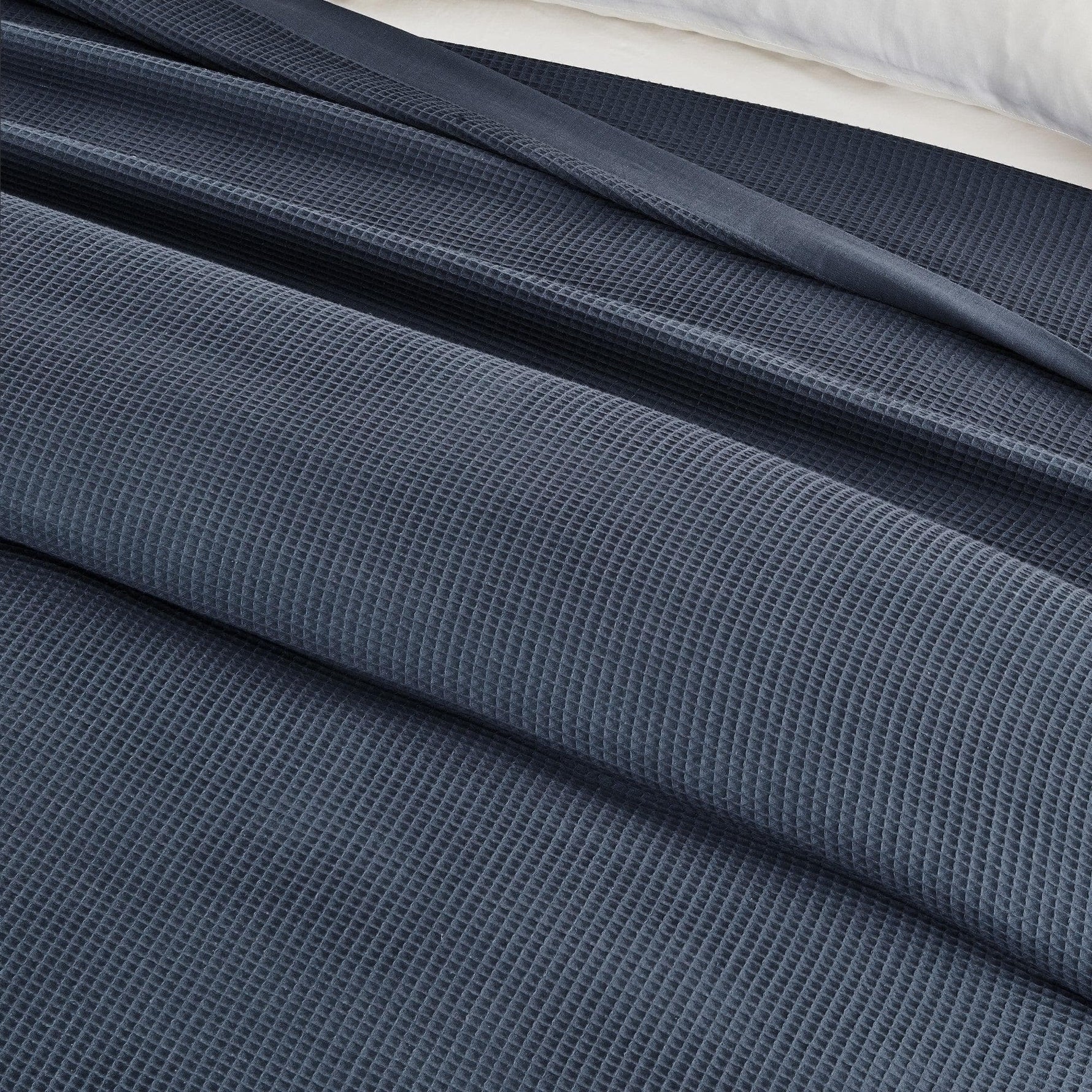 100% Cotton Small Waffle Weave Blanket - Hazel Collection Great Bay Home