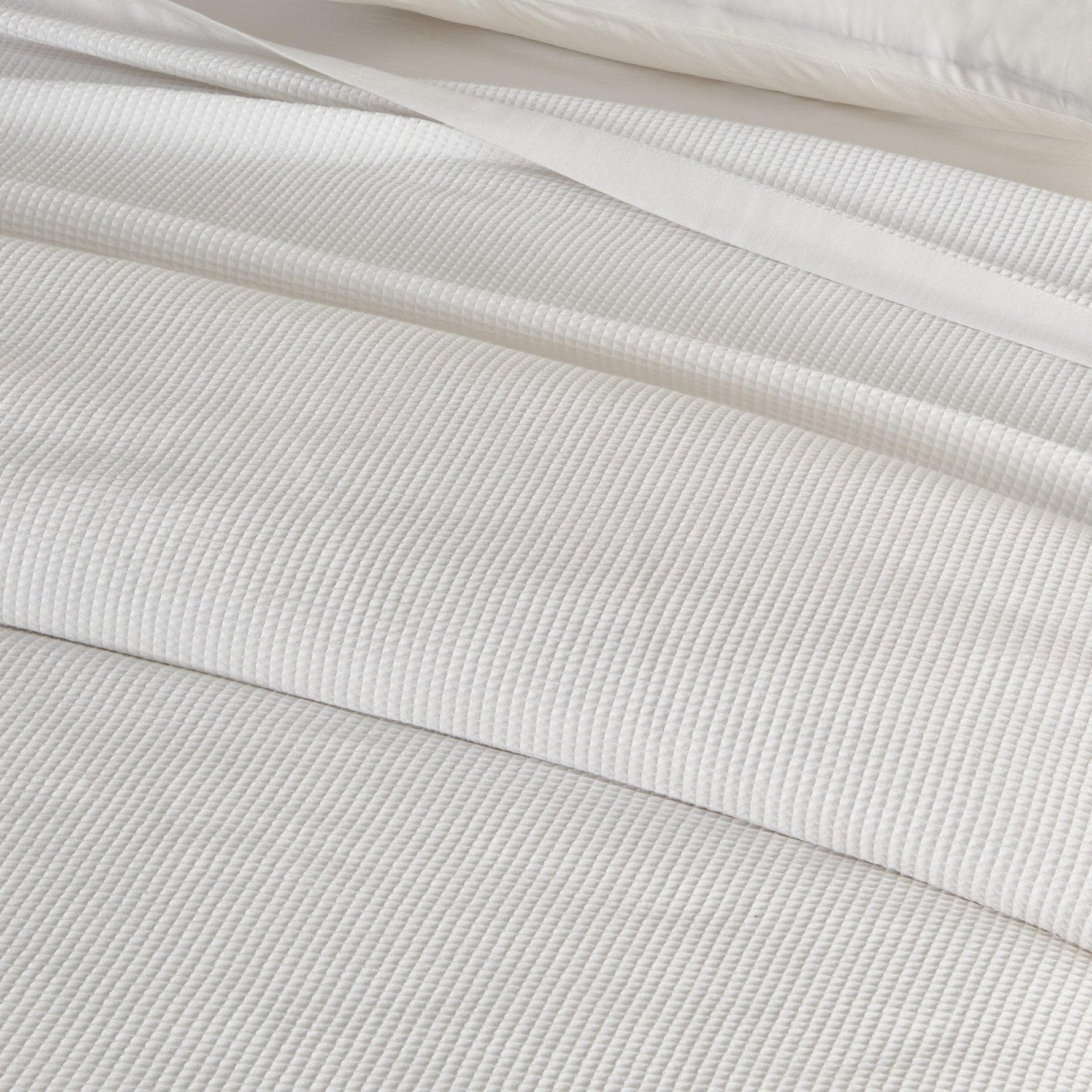 100% Cotton Small Waffle Weave Blanket - Hazel Collection Great Bay Home