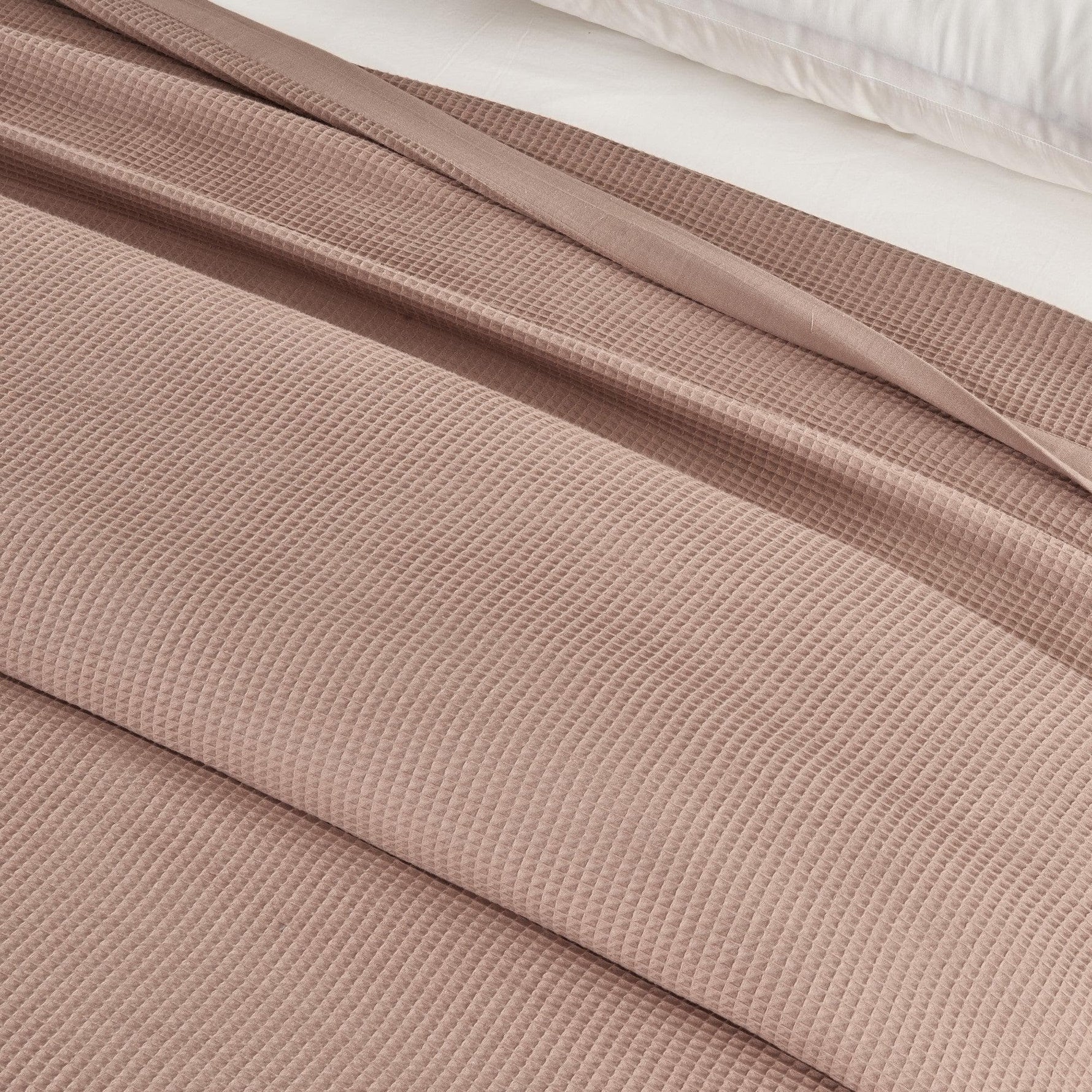 100% Cotton Small Waffle Weave Blanket - Hazel Collection Great Bay Home