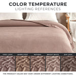 100% Cotton Small Waffle Weave Blanket - Hazel Collection Great Bay Home