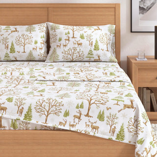 4-Piece Turkish Cotton Flannel Sheet - Lakeview Collection