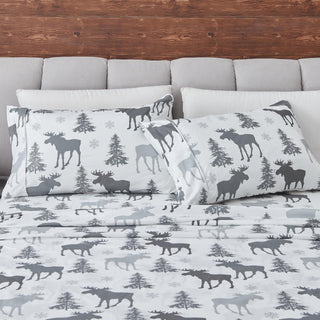 4-Piece Lodge Microfiber Sheet - Mountain Ridge Collection