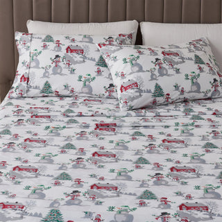 4-Piece Lodge Microfiber Sheet - Mountain Ridge Collection