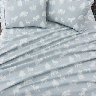 4-Piece Lodge Microfiber Sheet - Mountain Ridge Collection