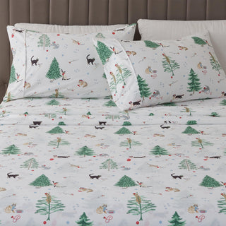 4-Piece Lodge Microfiber Sheet - Mountain Ridge Collection