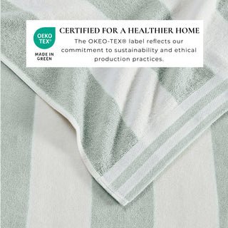 4 Pack Striped Cabana Oversized Beach Towel - Edgartown Great Bay Home