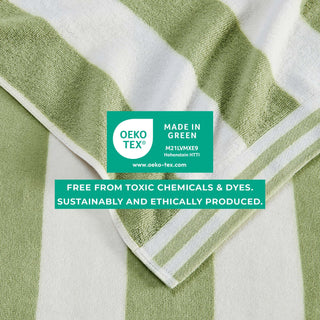 4 Pack Striped Cabana Oversized Beach Towel - Edgartown Great Bay Home
