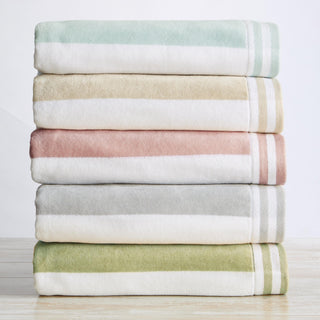 4 Pack Striped Cabana Oversized Beach Towel - Edgartown Great Bay Home