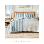 3-Piece Coastal Quilt - Casco Bay Collection Great Bay Home