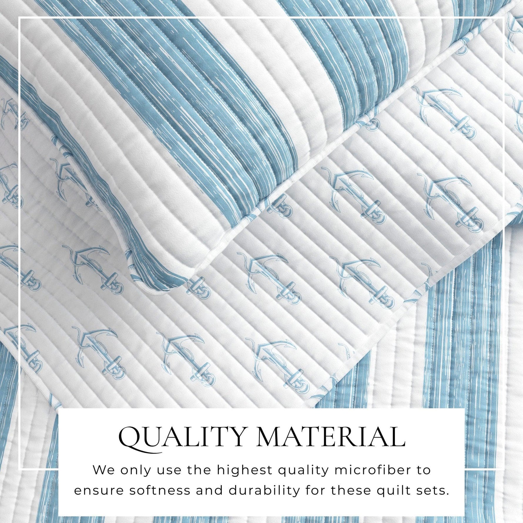 3-Piece Coastal Quilt - Casco Bay Collection Great Bay Home