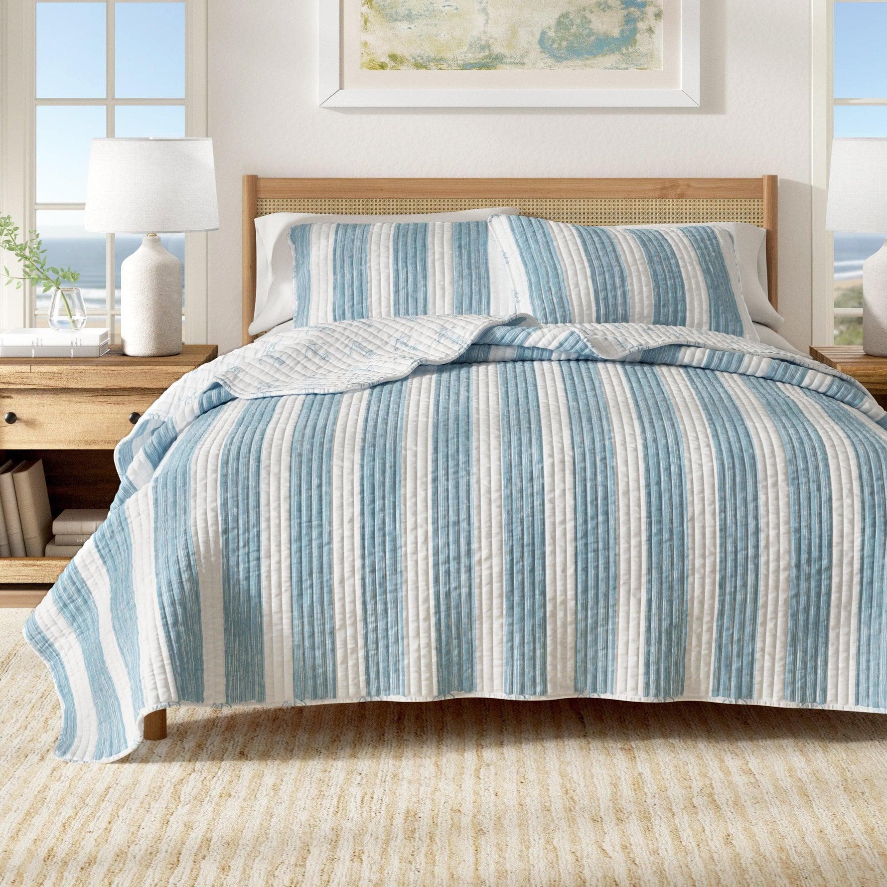 3-Piece Coastal Quilt - Casco Bay Collection Great Bay Home