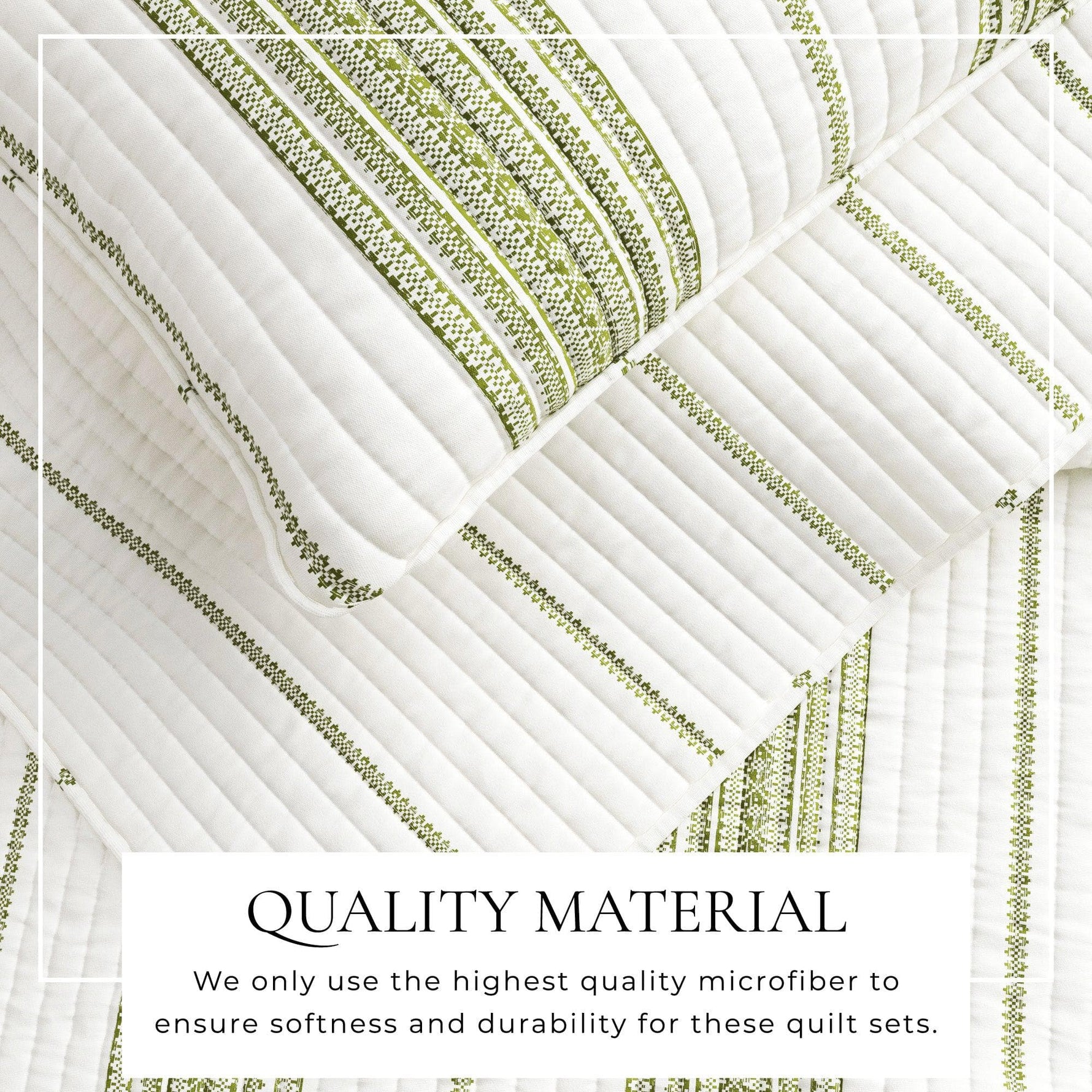 3-Piece Stripe Quilt - Wesley Collection Great Bay Home