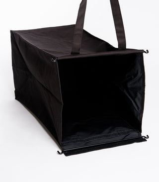 Laundry Hamper with Cotton Liner - Two Sizes - Steel + Cotton - By Baano