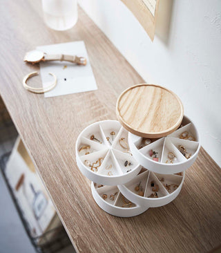 Stacked Jewelry Organizer - Sectioned - By Baano