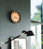 Wall Clock - Steel + Wood - By Baano