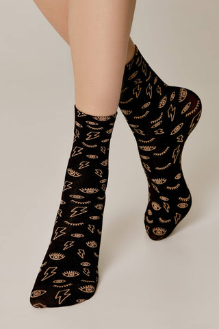 Socks Conte Fantasy - Eyes&Moon - By Baano