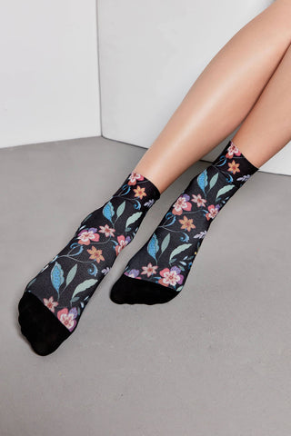Copy of Socks Conte Fantasy 905 - Flowers - By Baano