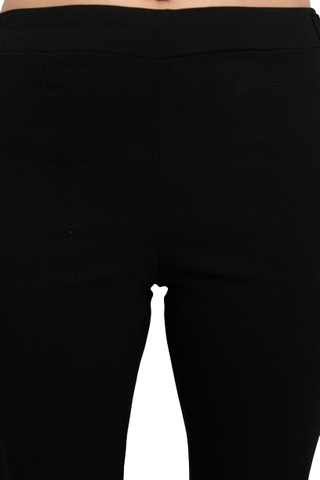 Hope & Harlow Mid Waist Side Button Millennium Ankle Pants - By Baano