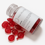 Lightweight Hair Oil Capsules - Nourishing Blend with Olive, Jojoba, Sunflower Seed and Rosemary Oil (Shine and Frizz Control)