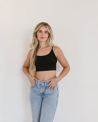 Spaghetti Strap Cami Halftee - By Baano