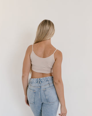 Spaghetti Strap Cami Halftee - By Baano