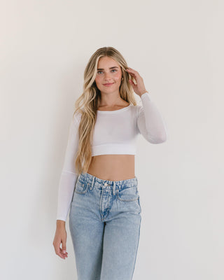 Crew Neck Long Sleeve Halftee - By Baano