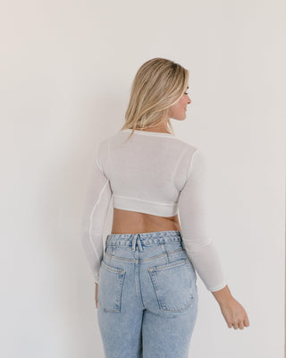 Crew Neck Long Sleeve Halftee - By Baano