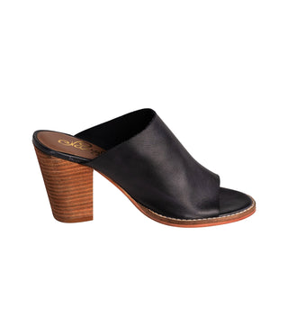 Hallie Heeled Sandal in Black Naughty Monkey