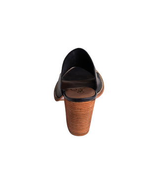 Hallie Heeled Sandal in Black Naughty Monkey