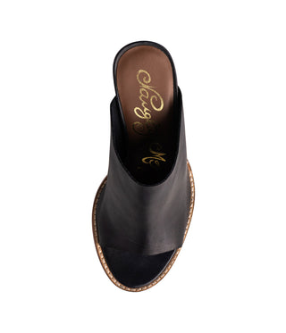Hallie Heeled Sandal in Black Naughty Monkey