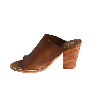 Hallie Heeled Sandal in Tan Naughty Monkey
