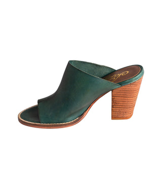 Hallie Heeled Sandal in Teal Naughty Monkey