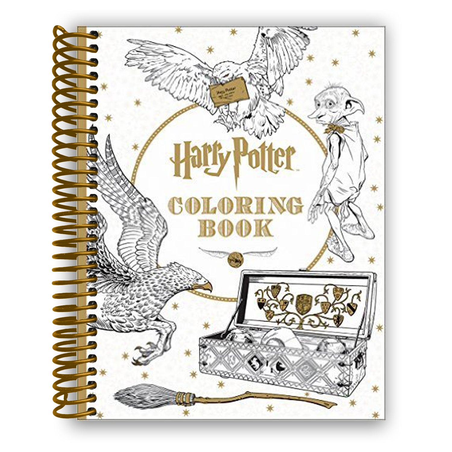 Harry Potter Coloring Book (Spiral Bound) - By Baano