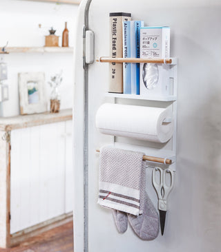 Magnetic Kitchen Organizer - Steel + Wood - By Baano