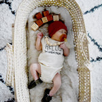 Hello I'm New Here Organic Baby Bodysuit - By Baano