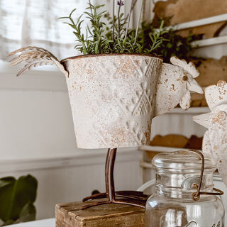 Indoor/Outdoor Distressed Hen Planter, Choose Your Style Decor Steals