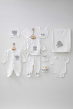 Henry Gray Newborn Coming Home Set (10 pcs) - By Baano